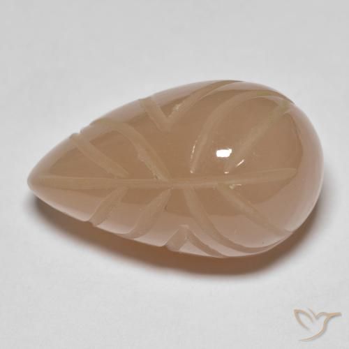 21.25ct Natural Medium Dark-Orange Pedra da Lua, Chique, Translúcido