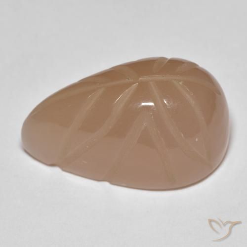 Pedra da Lua Medium Dark-Orange Natural 21.25ct, Chique, Translúcido