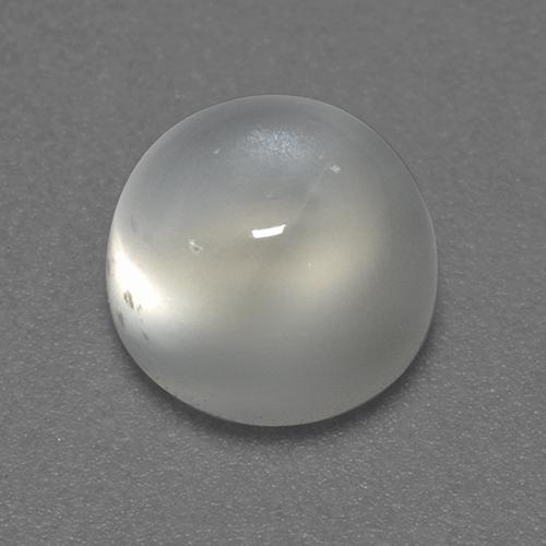 Pedra da Lua branco quente Natural 1.93ct, Corte Redondo, Transparente