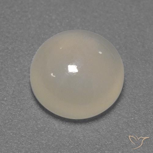 1.48ct Natural Creme Pedra da Lua, Redondo, Transparente