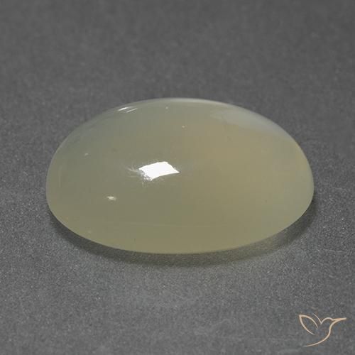 Pedra da Lua Luz amarela Natural 5.22ct, oval, Transparente