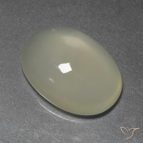 Pedra da Lua Luz amarela Natural 5.22ct, oval, Transparente