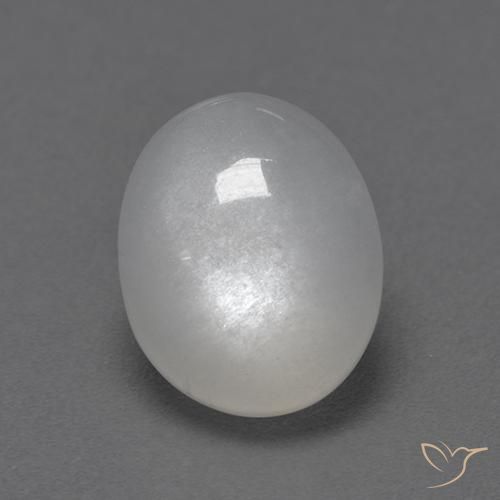 2.72ct Natural Branco Pedra da Lua, oval, Transparente