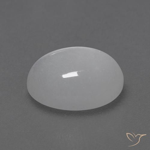 Pedra da Lua Branco Natural 2.72ct, oval, Transparente