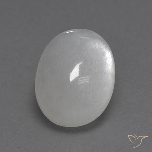 2.33ct Natural Branco Pedra da Lua, oval, Transparente