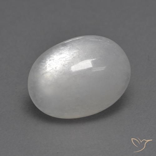 Pedra da Lua Branco Natural 2.33ct, oval, Transparente