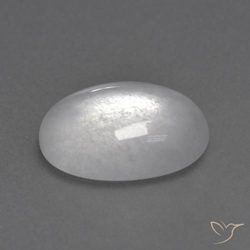 Pedra da Lua Branco Natural 2.33ct, oval, Transparente