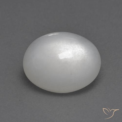Pedra da Lua Branco Natural 2.95ct, oval, Transparente