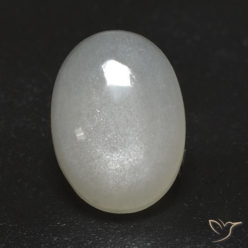 2.43ct Natural Creme branco Pedra da Lua, oval, Transparente