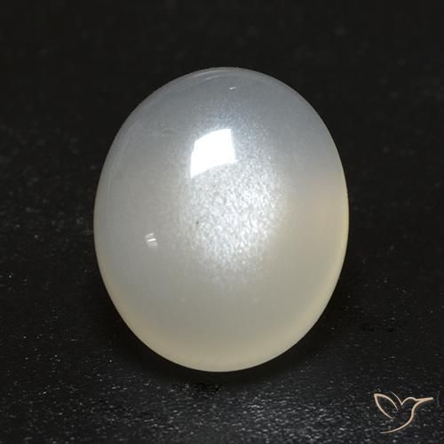 2.69ct Natural Creme branco Pedra da Lua, oval, Transparente