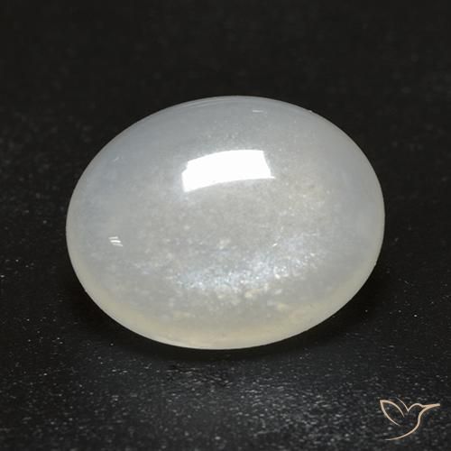 2.48ct Natural branco quente Pedra da Lua, oval, Transparente