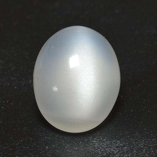Pedra da Lua Creme branco Natural 2.55ct, Corte Oval, Transparente