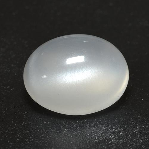 Pedra da Lua Creme branco Natural 2.55ct, Corte Oval, Transparente