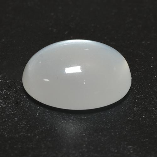 Pedra da Lua Creme branco Natural 2.55ct, Corte Oval, Transparente