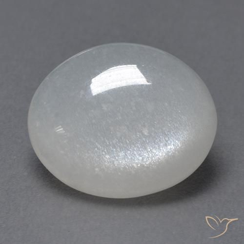 Pedra da Lua Branco Natural 2.72ct, oval, Transparente
