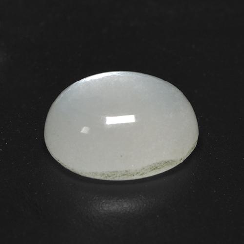 Pedra da Lua branco quente Natural 3,11ct, Corte Oval, Translúcido