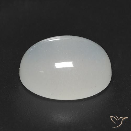 Pedra da Lua branco quente Natural 4.02ct, oval, Transparente
