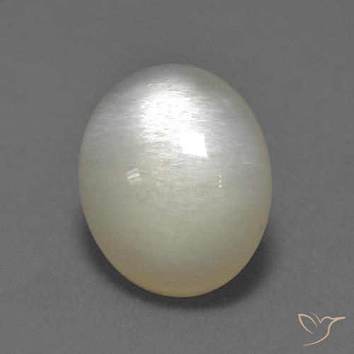 3.13ct Natural Off white Pedra da Lua, oval, Translúcido