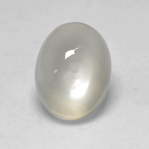 Pedra da Lua branco quente Natural 1.96ct, Corte Oval, Transparente