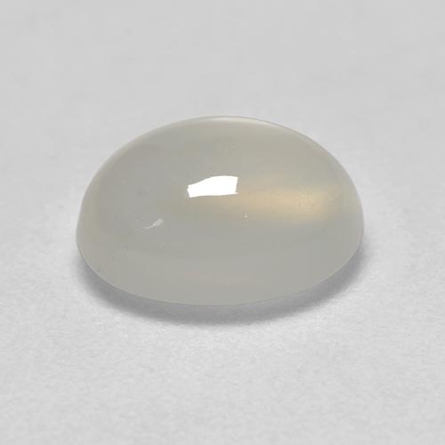 Pedra da Lua branco quente Natural 1.96ct, Corte Oval, Transparente