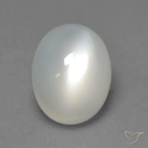 2.26ct Natural branco quente Pedra da Lua, oval, Translúcido
