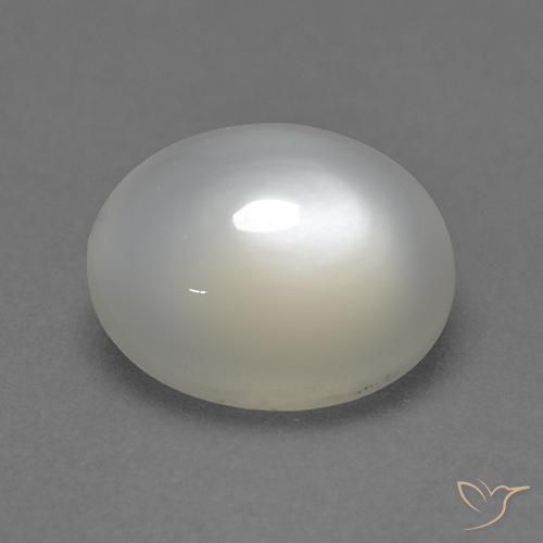 Pedra da Lua branco quente Natural 2.33ct, oval, Transparente