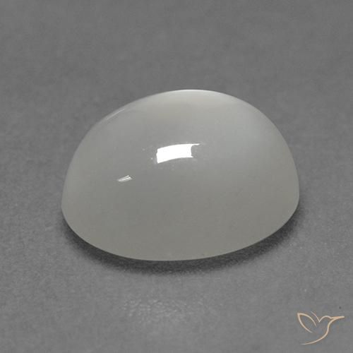 Pedra da Lua branco quente Natural 2.33ct, oval, Transparente