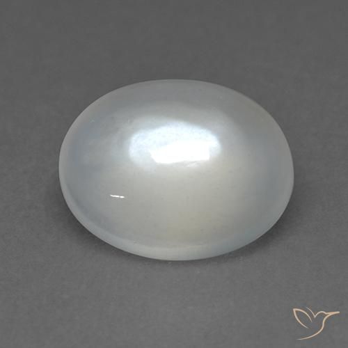 Pedra da Lua branco quente Natural 1.72ct, oval, Transparente