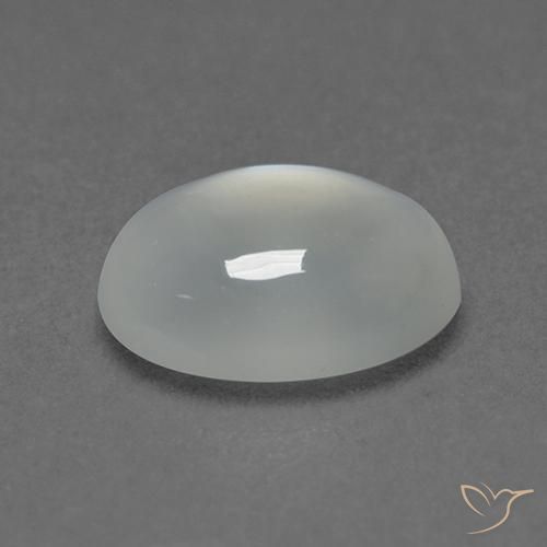 Pedra da Lua branco quente Natural 1.72ct, oval, Transparente