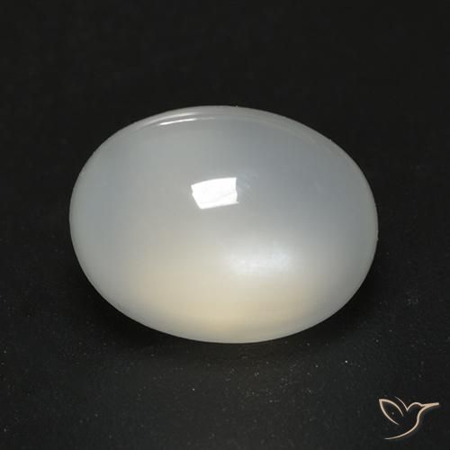 Pedra da Lua branco quente Natural 2.24ct, oval, Transparente