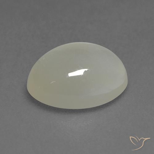 Pedra da Lua branco quente Natural 1.86ct, oval, Transparente