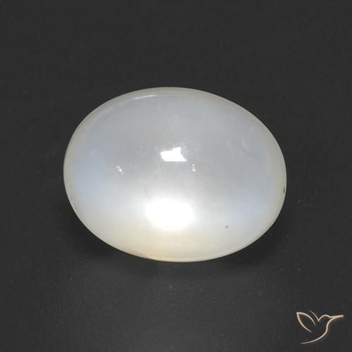 2.08ct Natural Creme branco Pedra da Lua, oval, Transparente