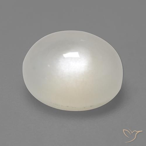 2.31ct Natural Creme branco Pedra da Lua, oval, Translúcido