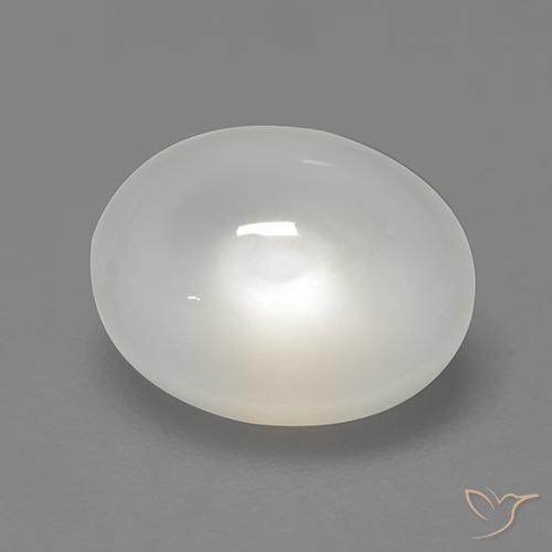 Pedra da Lua Off white Natural 2.11ct, oval, Translúcido