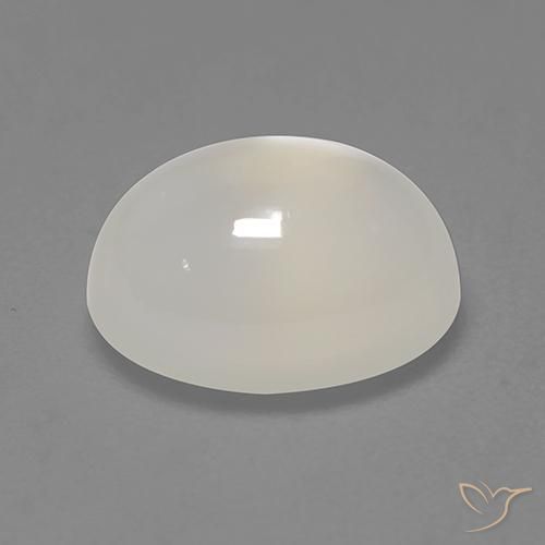 Pedra da Lua Off white Natural 2.11ct, oval, Translúcido