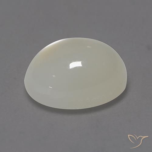 Pedra da Lua Off white Natural 2.17ct, oval, Translúcido