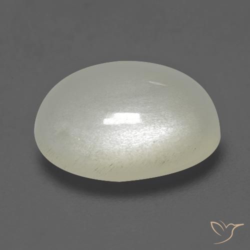 Pedra da Lua branco quente Natural 2.54ct, oval, Translúcido
