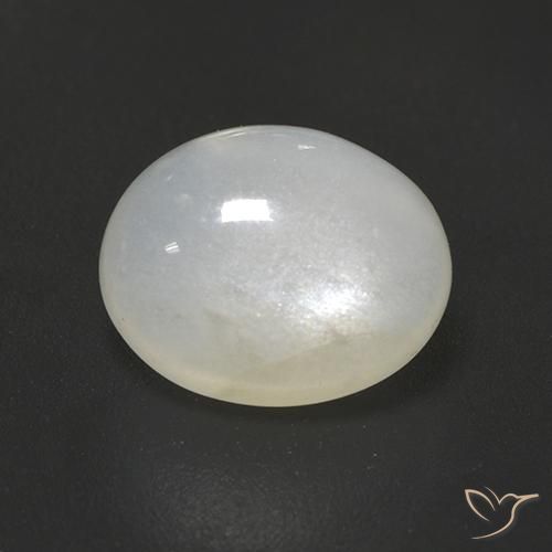 2.51ct Natural branco translúcido Pedra da Lua, oval, Translúcido