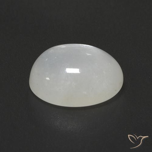 Pedra da Lua branco translúcido Natural 2.51ct, oval, Translúcido