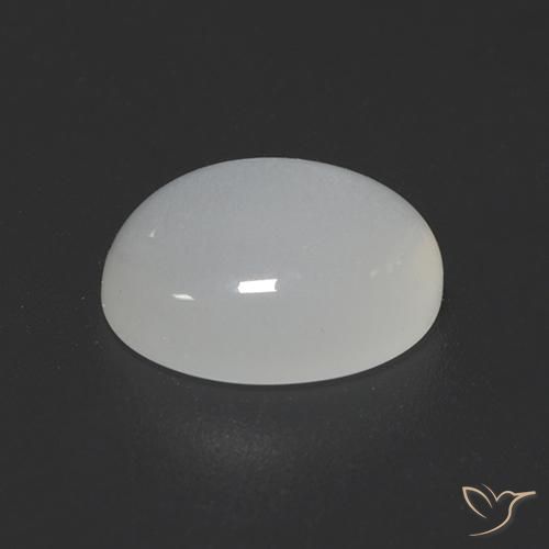 Pedra da Lua branco translúcido Natural 2.32ct, oval, Translúcido