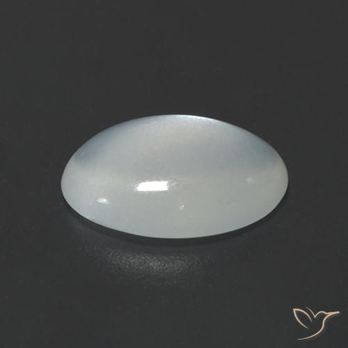 Pedra da Lua Off white Natural 1.70ct, oval, Transparente