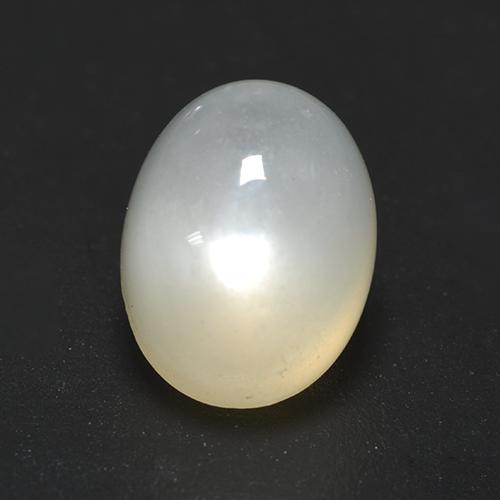 Pedra da Lua Off white Natural 2.36ct, Corte Oval, Translúcido