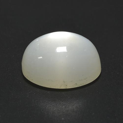 Pedra da Lua Off white Natural 2.36ct, Corte Oval, Translúcido