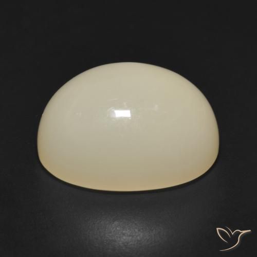 Pedra da Lua Laranja amarelo Natural 12.17ct, oval, Translúcido