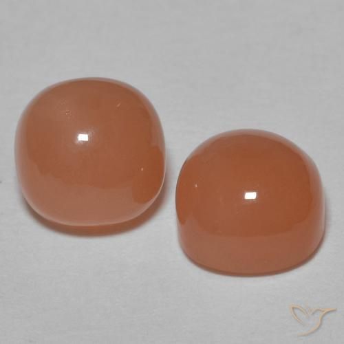 Pedras preciosas de Pedra da Lua Cidra de Laranja natural de 2.29 ct, Almofada, Translúcido