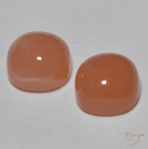 Pedras preciosas de Pedra da Lua Cidra de Laranja natural de 2.29 ct, Almofada, Translúcido