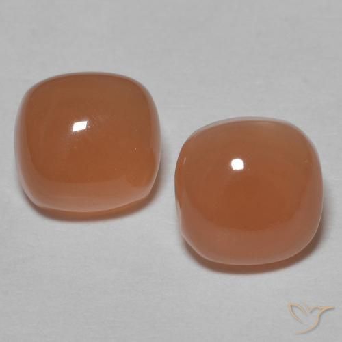 Pedras preciosas de Pedra da Lua Cidra de Laranja natural de 1.96 ct, Almofada, Translúcido