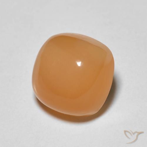 Pedra da Lua Medium Light-Orange Natural 1.88ct, Almofada, Opaco