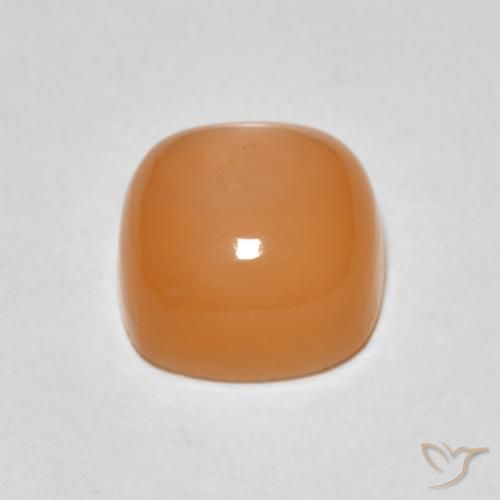 Pedra da Lua Medium Light-Orange Natural 1.88ct, Almofada, Opaco