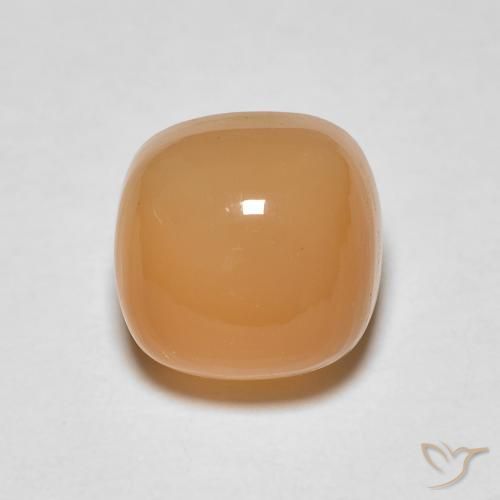 2.05ct Natural Laranja-Ouro Pedra da Lua, Almofada, Translúcido